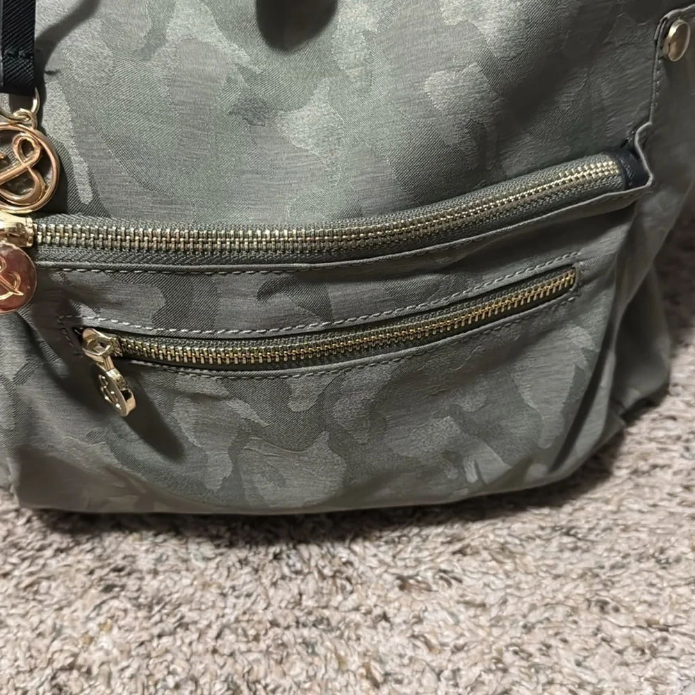 Camouflage Backpack with Black Accents